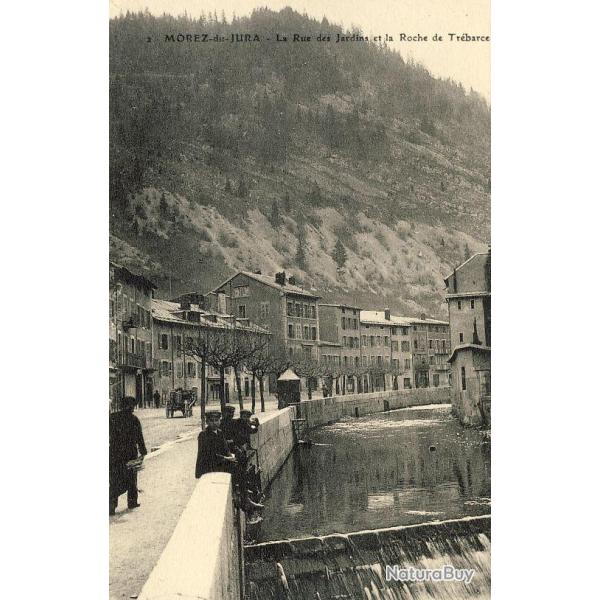 CPA 39 JURA MOREZ du JURA La rue des jardins Tr�barce