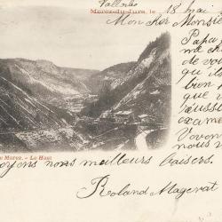 CPA 39 JURA Morez entr&eacute;e de Morez Le Haut 1902