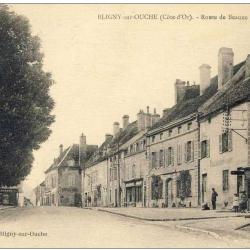 CPA 21 COTE D'OR BLIGNY sur OUCHE Route de Beaune