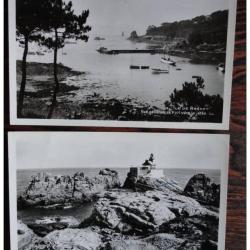 2 CP 22 C&ocirc;te d'Armor Ile de Br&eacute;hat Le Phare Les Rochers