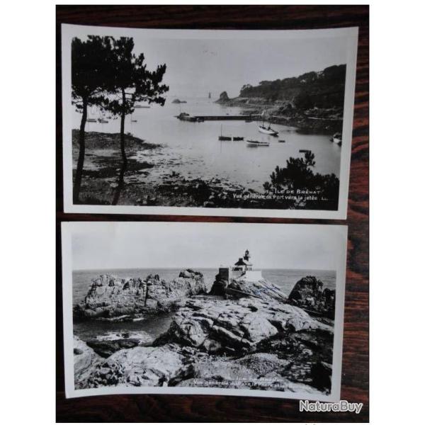 2 CP 22 C�te d'Armor Ile de Br�hat Le Phare Les Rochers