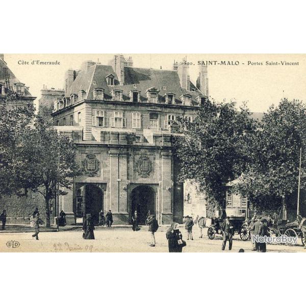 CPA 35 ILLE ET VILAINE SAINT MALO Portes Saint Vincent