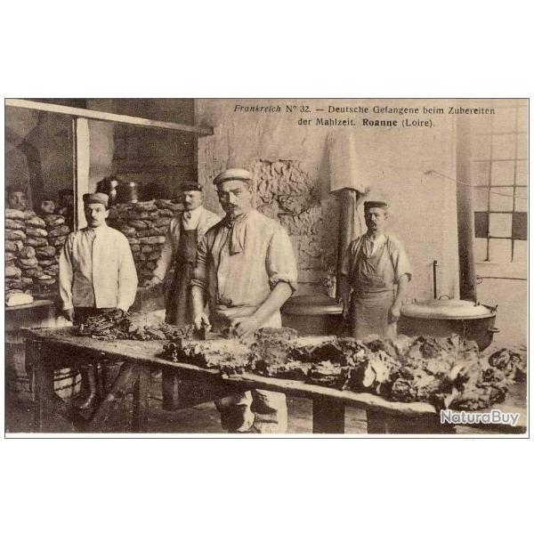 CPA 42 Loire Roanne prisonniers Guerre Frankreich n�32