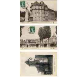 3 CPA 55 Meuse Bar Le Duc Ornain &Eacute;cole Filles &Eacute;glise