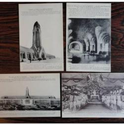 4 CPA 55 Meuse Ossuaire Douamont Guerre