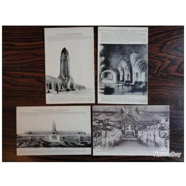 4 CPA 55 Meuse Ossuaire Douamont Guerre