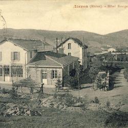 CPA 69 Rh&ocirc;ne Izeron H&ocirc;tel Bourget beau site
