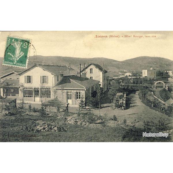 CPA 69 Rh�ne Izeron H�tel Bourget beau site