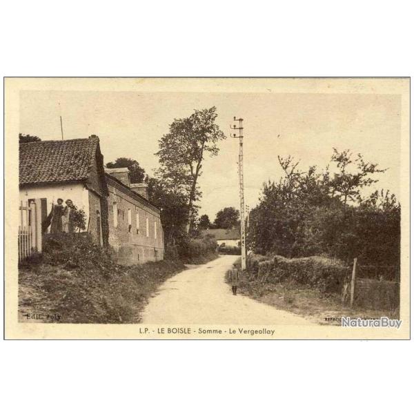 CPA 80 SOMME LE BOISLE Le Vergeollay