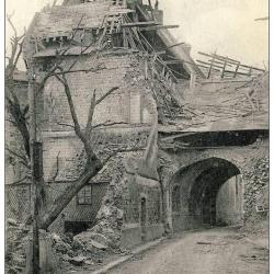 CPA 80 SOMME Montdidier Palais de justice d&eacute;truit 1919