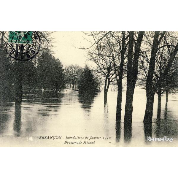 CPA 25 DOUBS Besan�on Inondations Janvier 1910