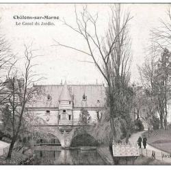 CPA 51 MARNE Chalons sur Marne Le Canal du Jardin