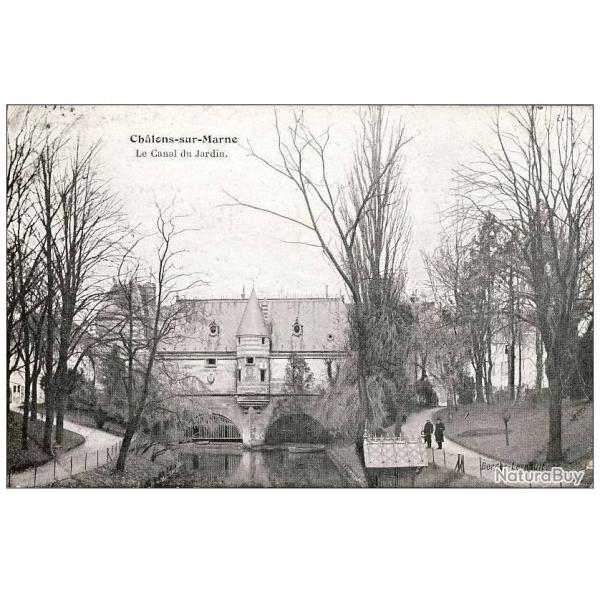 CPA 51 MARNE Chalons sur Marne Le Canal du Jardin