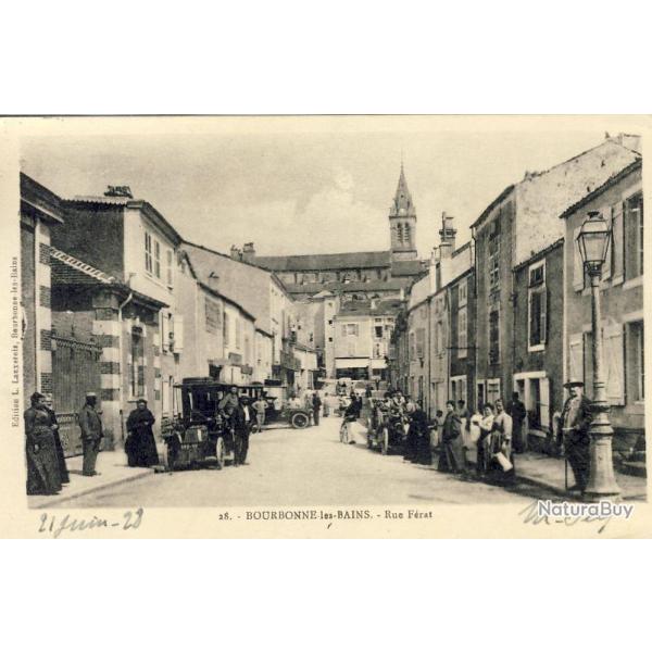 CPA 52 HAUTE MARNE BOURBONNE LES BAINS Rue F�rat