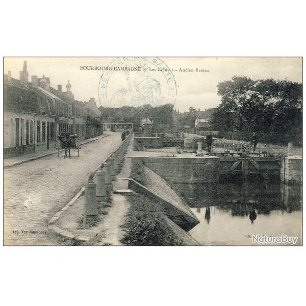 CPA 59 Nord Bourbourg Les �cluses Ancien bassin 1917