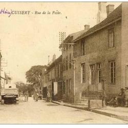 CPA 71 SAONE ET LOIRE CUISERY Rue de la Poste