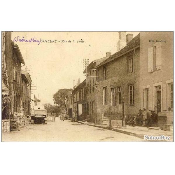 CPA 71 SAONE ET LOIRE CUISERY Rue de la Poste