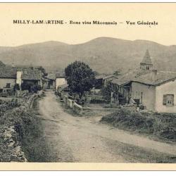 CPA 71 SAONE ET LOIRE MILLY LAMARTINE Vins