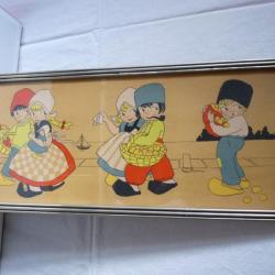 Estampe Gravure Hollande Enfant