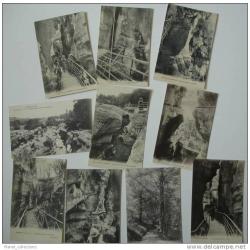 Lot de 10 CPA 74 - HAUTE-SAVOIE Environ d&acute;ANNECY