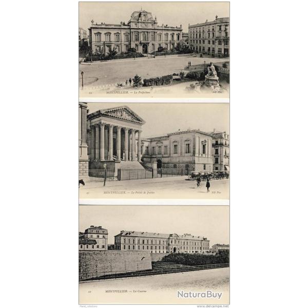 Lot de 16 CPA 34 HERAULT MONTPELLIER ville