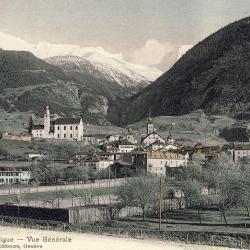 CPA SUISSE Valais Brigue Vue g&eacute;n&eacute;rale