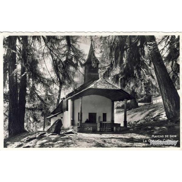 CP SUISSE Valais Mayens de Sion La chapelle Catholique