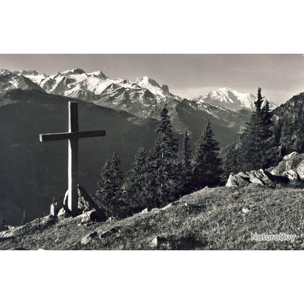 CPA SUISSE Valais A la Creusa Les Mar�cottes et Salvan