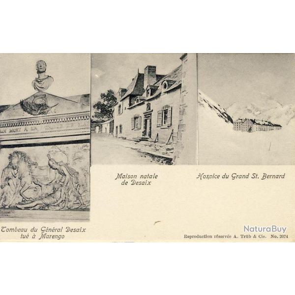 CPA Suisse Valais Hospice du Grand St Bernard G�n�ral Desaix