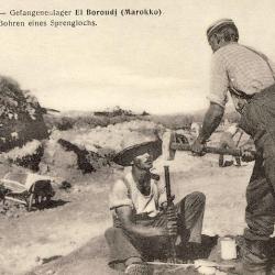 CPA MAROC El Boroudj Frankreich N&deg; 68 Camp de Prisonniers