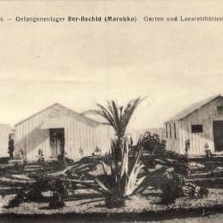 CPA MAROC Ber-Rechid Frankreich N&deg; 64 Camp de Prisonniers