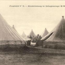 CPA MAROC El Hank Frankreich N&deg; 70 Camp de prisonniers