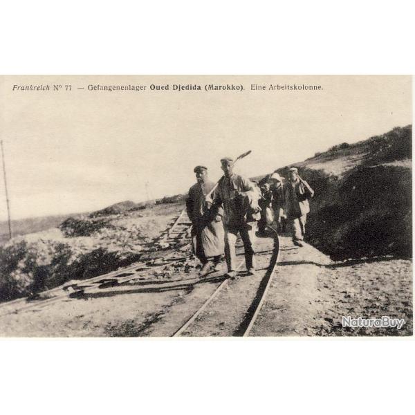 CPA MAROC Oued Djedida Frankreich N�77 Camp de Prisonniers