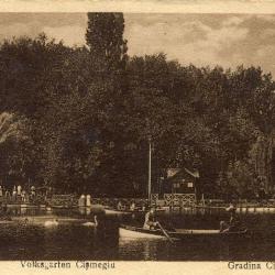 CPA ROUMANIE ROMANIA Bukarest Volksgarten