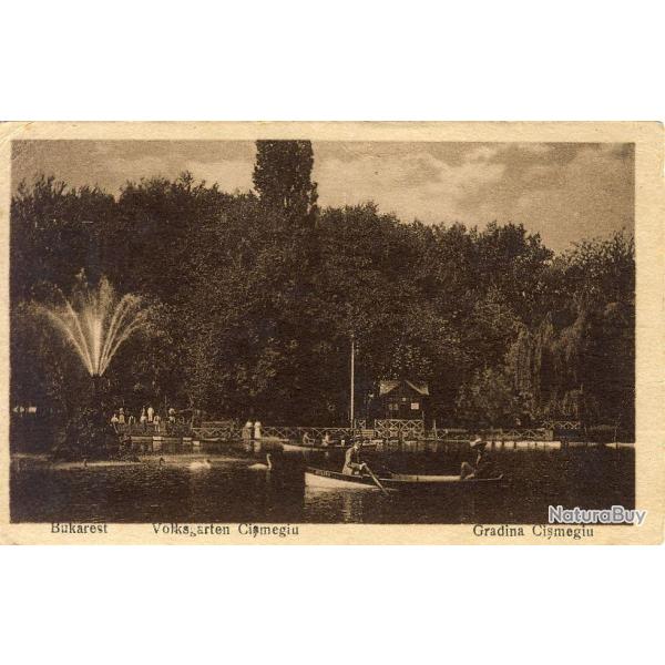 CPA ROUMANIE ROMANIA Bukarest Volksgarten