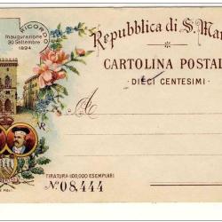 CPA illustr&eacute;e Saint Marin San Marino Ricordo 1894