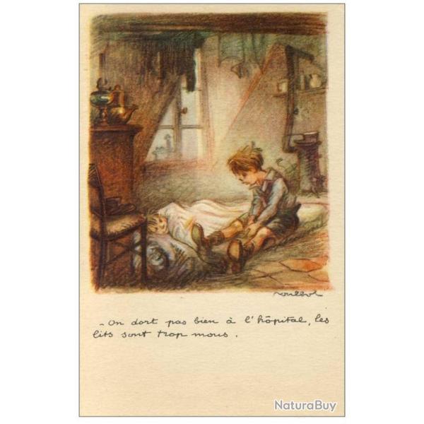 CPA illustr�e POULBOT Ligue National contre le Taudis