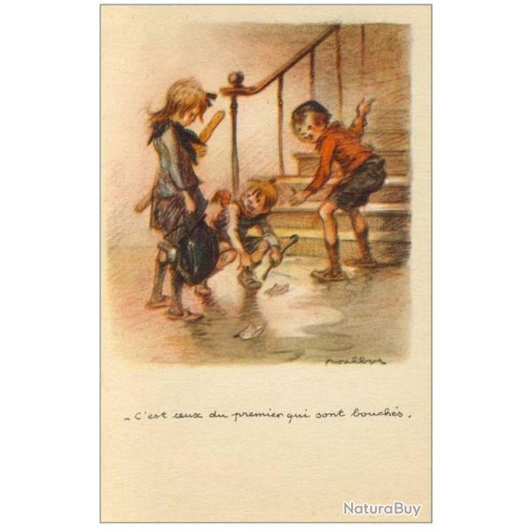 CPA illustr�e POULBOT Ligue National contre le Taudis