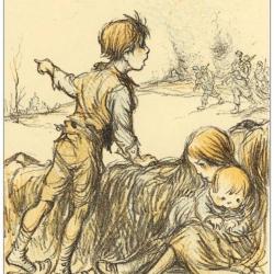 CPA illustr&eacute;e POULBOT Petits Fran&ccedil;ais N&deg;61 Guerre