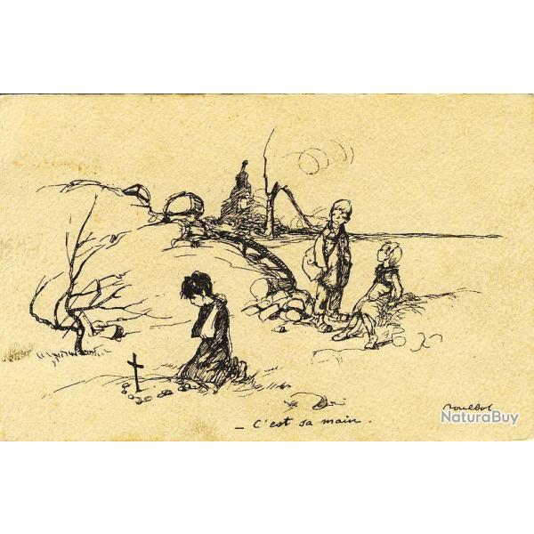 CPA illustr�e POULBOT A Ternois N�3 Enfants guerre