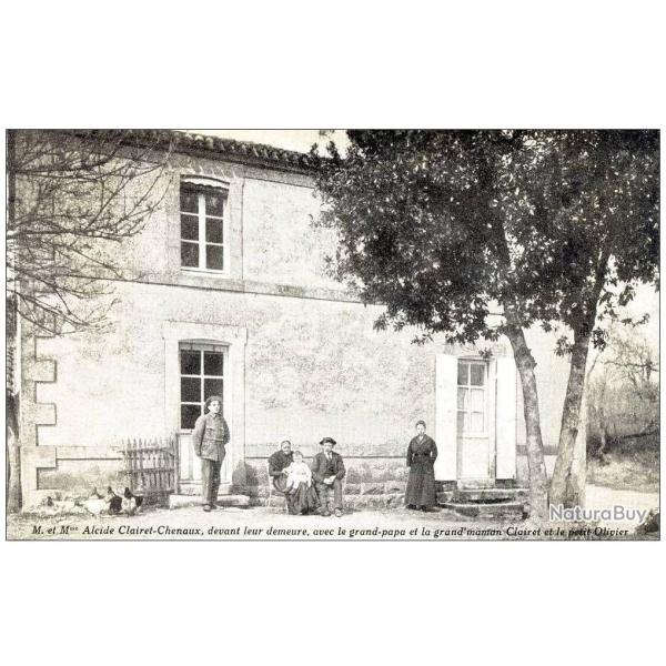 CPA 85 VENDEE MERVENT CLAIRET Soldat Aveugle