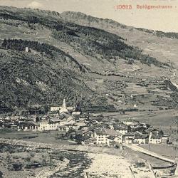 CPA SUISSE GRISONS 10683 Spl&uuml;genstrasse Andeer