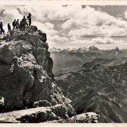 CPA SUISSE GRISONS Weissfluhgipfel gegen Piz d&acute;Aela