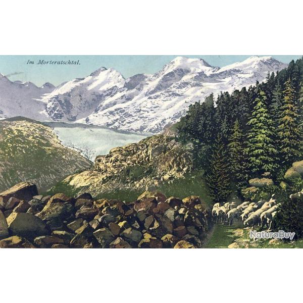 CPA SUISSE GRISONS Im Morteratschal Lac de montagne