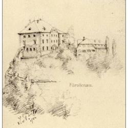 CPA illustr&eacute;e Suisse Argovie F&uuml;rstenau 1916