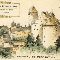 CPA Suisse JURA PORRENTRUY La ville D&eacute;cembre 1918