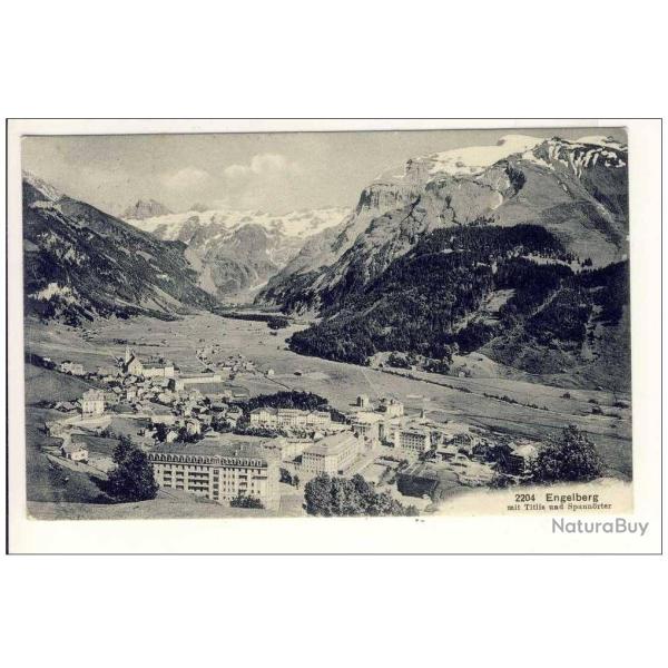 CPA Suisse Obwald Engelberg mit Titlis und Spann�rter