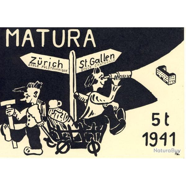 CPA Suisse St Gallen Ecole Baccalaur�at Matura 1941
