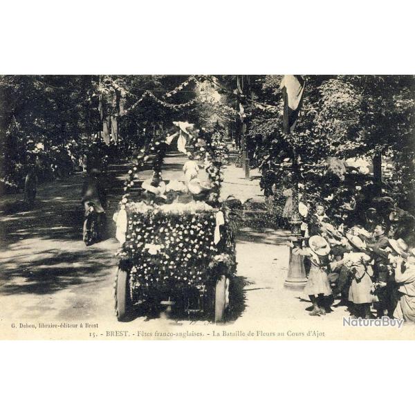 CPA 29 FINISTERE BREST 15 F�tes Franco-Anglaises