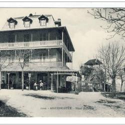 CPA 73 SAVOIE Aiguebelette H&ocirc;tel Bellevue anim&eacute;